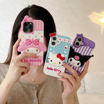 Kawaii Cartoon Hello Kitty, Kuromi, My Melody Soft Silicone Case - AKM CASE｜iPhone Case & Accesories Worldwide