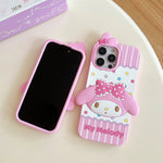 Kawaii Cartoon Hello Kitty, Kuromi, My Melody Soft Silicone Case - AKM CASE｜iPhone Case & Accesories Worldwide