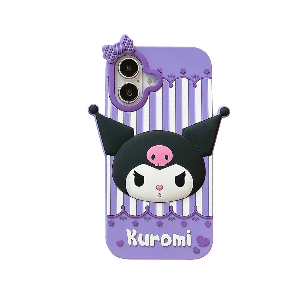 Kawaii Cartoon Hello Kitty, Kuromi, My Melody Soft Silicone Case - AKM CASE｜iPhone Case & Accesories Worldwide