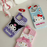 Kawaii Cartoon Hello Kitty, Kuromi, My Melody Soft Silicone Case - AKM CASE｜iPhone Case & Accesories Worldwide