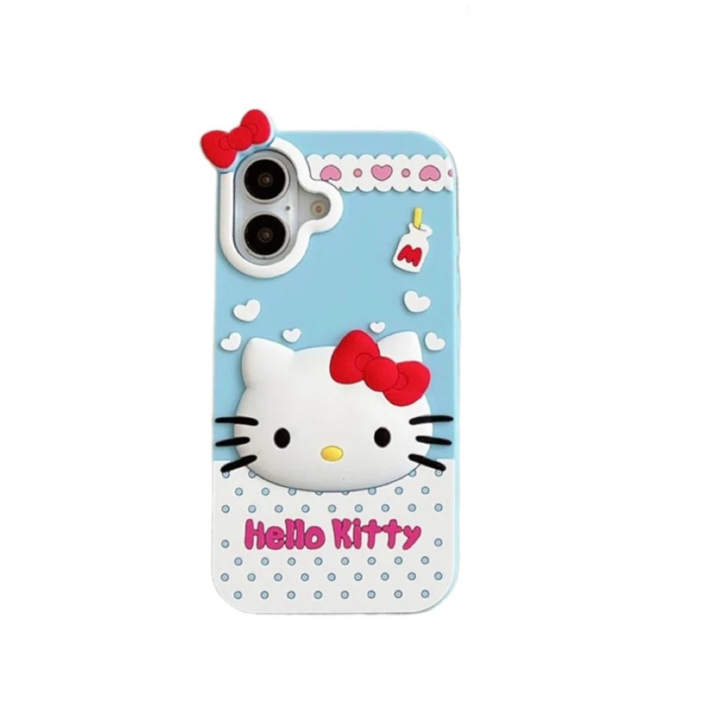 Kawaii Cartoon Hello Kitty, Kuromi, My Melody Soft Silicone Case - AKM CASE｜iPhone Case & Accesories Worldwide