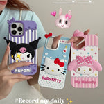 Kawaii Cartoon Hello Kitty, Kuromi, My Melody Soft Silicone Case - AKM CASE｜iPhone Case & Accesories Worldwide