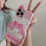 Kawaii Cartoon Hello Kitty, Kuromi, My Melody Soft Silicone Case - AKM CASE｜iPhone Case & Accesories Worldwide