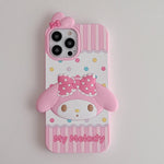 Kawaii Cartoon Hello Kitty, Kuromi, My Melody Soft Silicone Case - AKM CASE｜iPhone Case & Accesories Worldwide