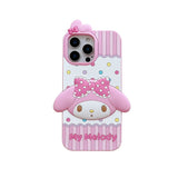 Kawaii Cartoon Hello Kitty, Kuromi, My Melody Soft Silicone Case - AKM CASE｜iPhone Case & Accesories Worldwide