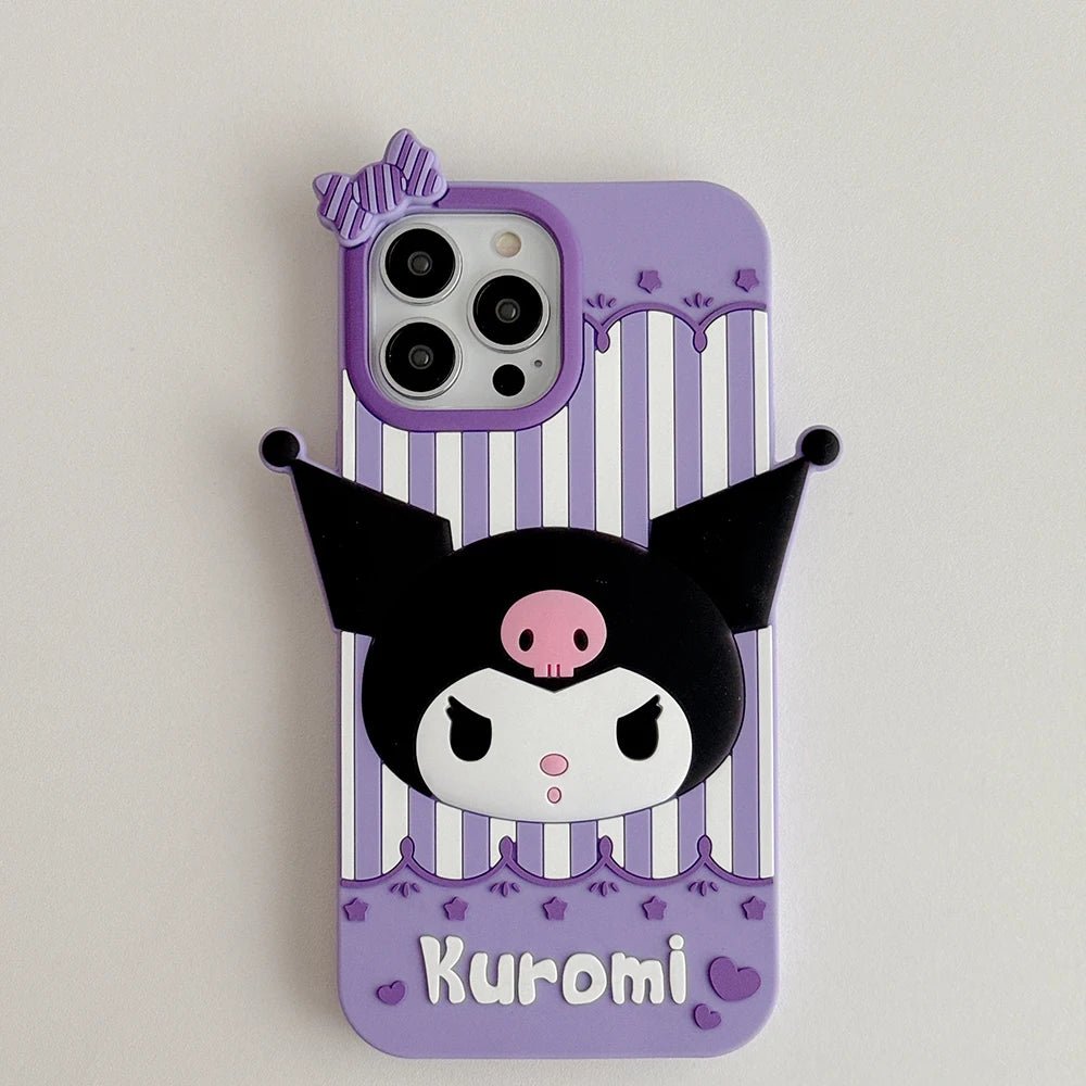 Kawaii Cartoon Hello Kitty, Kuromi, My Melody Soft Silicone Case - AKM CASE｜iPhone Case & Accesories Worldwide