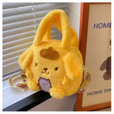 Kawaii Sanrio Plush Bag Kuromi Backpack Anime Melody Cinnamoroll Plushie Handbags Pochacco Cartoon Stuffed Bag for Girls Gifts - AKM CASE｜iPhone Case & Accesories Worldwide