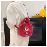 Kawaii Sanrio Plush Bag Kuromi Backpack Anime Melody Cinnamoroll Plushie Handbags Pochacco Cartoon Stuffed Bag for Girls Gifts - AKM CASE｜iPhone Case & Accesories Worldwide