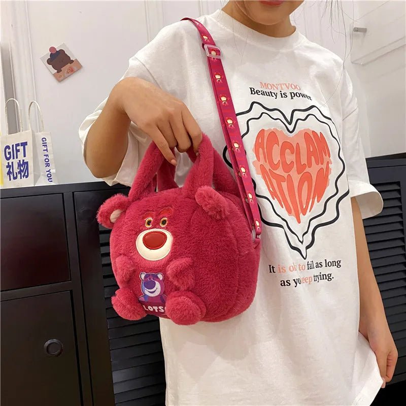 Kawaii Sanrio Plush Bag Kuromi Backpack Anime Melody Cinnamoroll Plushie Handbags Pochacco Cartoon Stuffed Bag for Girls Gifts - AKM CASE｜iPhone Case & Accesories Worldwide