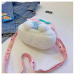 Kawaii Sanrio Plush Bag Kuromi Backpack Anime Melody Cinnamoroll Plushie Handbags Pochacco Cartoon Stuffed Bag for Girls Gifts - AKM CASE｜iPhone Case & Accesories Worldwide
