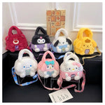 Kawaii Sanrio Plush Bag Kuromi Backpack Anime Melody Cinnamoroll Plushie Handbags Pochacco Cartoon Stuffed Bag for Girls Gifts - AKM CASE｜iPhone Case & Accesories Worldwide