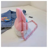 Kawaii Sanrio Plush Bag Kuromi Backpack Anime Melody Cinnamoroll Plushie Handbags Pochacco Cartoon Stuffed Bag for Girls Gifts - AKM CASE｜iPhone Case & Accesories Worldwide