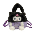 Kawaii Sanrio Plush Bag Kuromi Backpack Anime Melody Cinnamoroll Plushie Handbags Pochacco Cartoon Stuffed Bag for Girls Gifts - AKM CASE｜iPhone Case & Accesories Worldwide