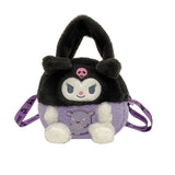 Kawaii Sanrio Plush Bag Kuromi Backpack Anime Melody Cinnamoroll Plushie Handbags Pochacco Cartoon Stuffed Bag for Girls Gifts - AKM CASE｜iPhone Case & Accesories Worldwide