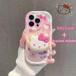 Kuromi Hello Kitty Bracelet Phone Case for iPhone 16/15/14/13 - AKM CASE｜iPhone Case & Accesories Worldwide
