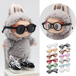 Labubu 6.5cm Transparent Plastic Glasses for 1/8 1/6 1/3 1/4 BJD for Labubu MSD Plush for EXO Doll Sunglasses - AKM CASE｜iPhone Case & Accesories Worldwide