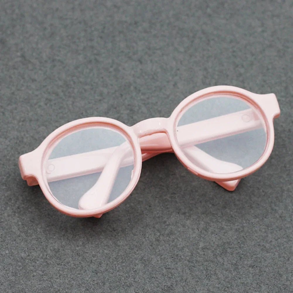 Labubu 6.5cm Transparent Plastic Glasses for 1/8 1/6 1/3 1/4 BJD for Labubu MSD Plush for EXO Doll Sunglasses - AKM CASE｜iPhone Case & Accesories Worldwide