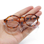 Labubu 6.5cm Transparent Plastic Glasses for 1/8 1/6 1/3 1/4 BJD for Labubu MSD Plush for EXO Doll Sunglasses - AKM CASE｜iPhone Case & Accesories Worldwide