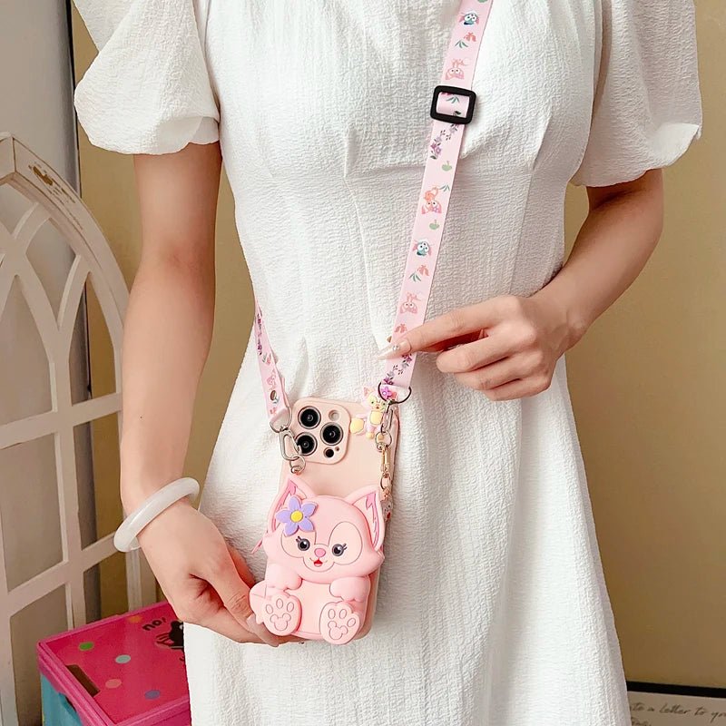 Linabell Full Coverage Card Phone Case with Lanyard - AKM CASE｜iPhone Case & Accesories Worldwide