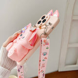 Linabell Full Coverage Card Phone Case with Lanyard - AKM CASE｜iPhone Case & Accesories Worldwide