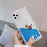 Luxury Cartoon Swimming Duck Dynamic Liquid Cover Case for Apple IPhone - AKM CASE｜iPhone Case & Accesories Worldwide