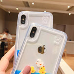 Luxury Cartoon Swimming Duck Dynamic Liquid Cover Case for Apple IPhone - AKM CASE｜iPhone Case & Accesories Worldwide