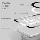 Magnetic Card Holder Plastic Strong Adsorption Clear Wallet Magsafe Portable Slot Card Case for iPhone 16 15 Pro Max 14 13 12 - AKM CASE｜iPhone Case & Accesories Worldwide