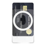 Magnetic Card Holder Plastic Strong Adsorption Clear Wallet Magsafe Portable Slot Card Case for iPhone 16 15 Pro Max 14 13 12 - AKM CASE｜iPhone Case & Accesories Worldwide