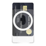 Magnetic Card Holder Plastic Strong Adsorption Clear Wallet Magsafe Portable Slot Card Case for iPhone 16 15 Pro Max 14 13 12 - AKM CASE｜iPhone Case & Accesories Worldwide