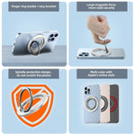Magnetic Phone Holder Stand Magnet Finger Ring Socket for MagSafe - AKM CASE｜iPhone Case & Accesories Worldwide