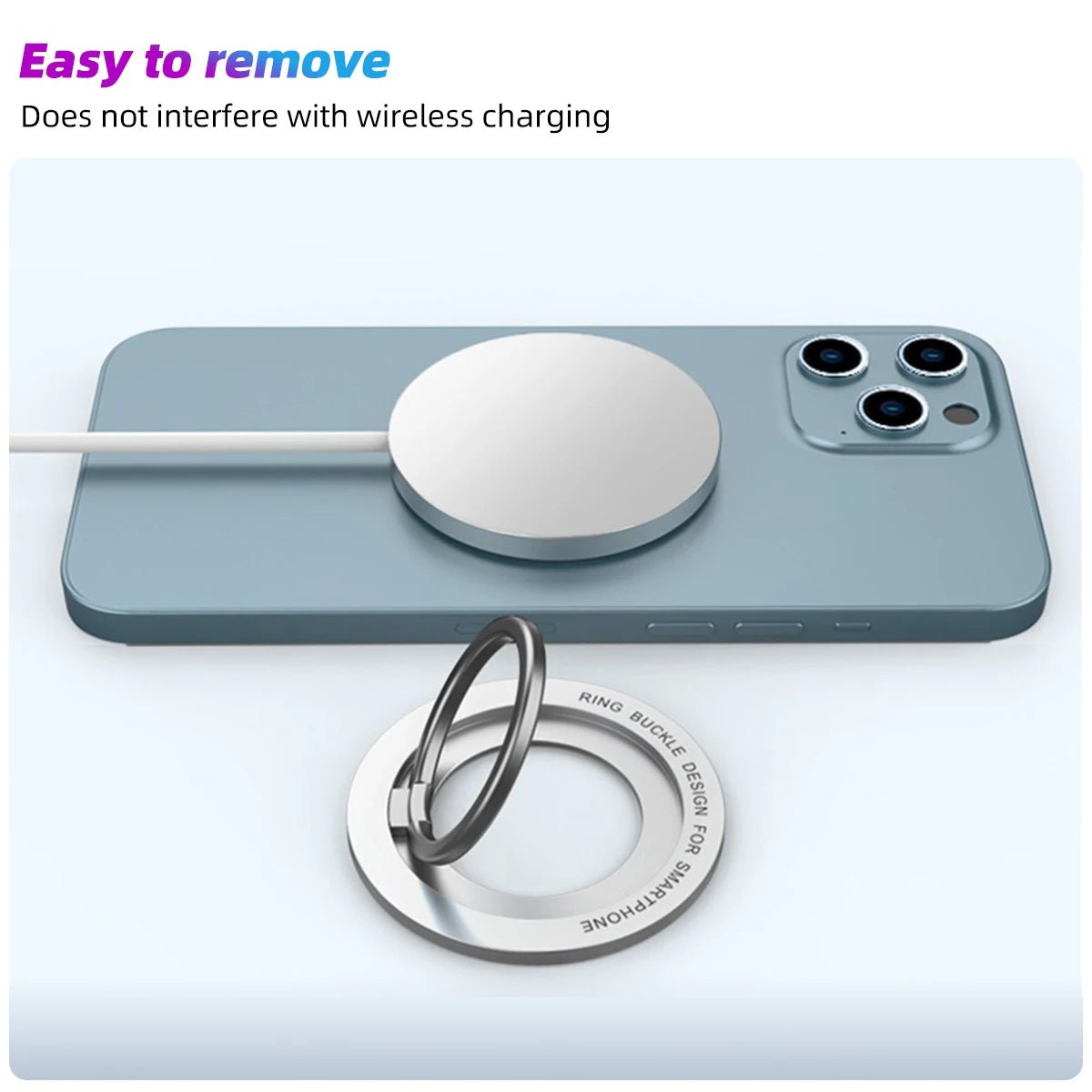 Magnetic Phone Holder Stand Magnet Finger Ring Socket for MagSafe - AKM CASE｜iPhone Case & Accesories Worldwide