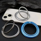 Magnetic Ring IPhone Holder For MagSafe Portable Mobile Phone Magnet Foldable Bracket Removable Grip Stand for iPhone Support - AKM CASE｜iPhone Case & Accesories Worldwide