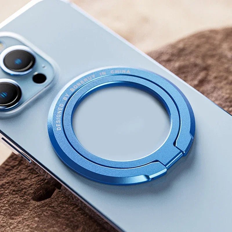 Magnetic Ring IPhone Holder For MagSafe Portable Mobile Phone Magnet Foldable Bracket Removable Grip Stand for iPhone Support - AKM CASE｜iPhone Case & Accesories Worldwide