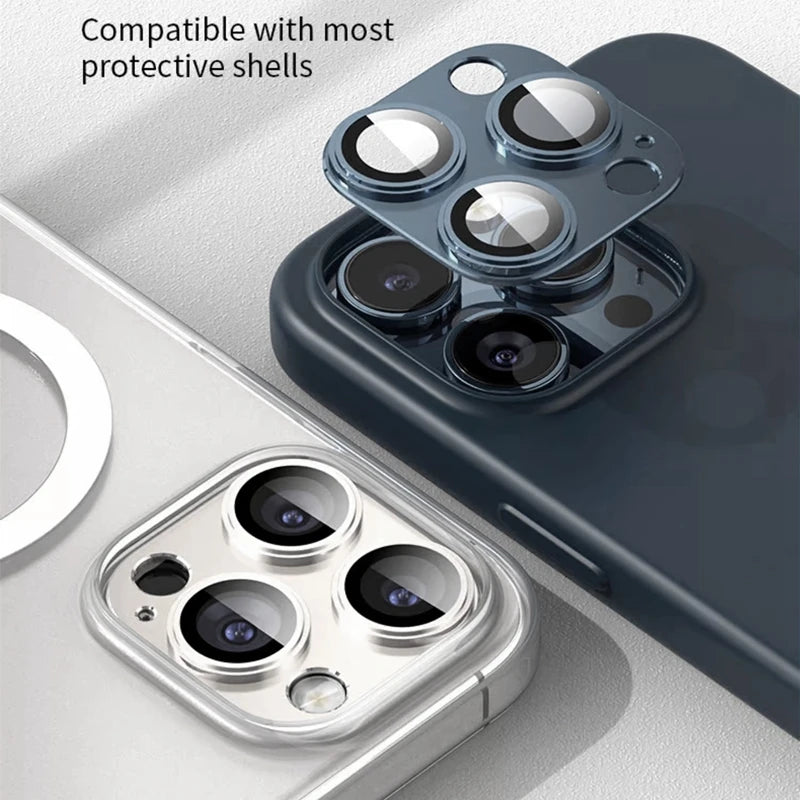 Metal Camera Protector for iPhone 16/15/14 Pro Max - AKM CASE｜iPhone Case & Accesories Worldwide