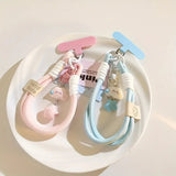 New Colourful Mobile Phone Strap Short Wrist Strap Clouds Star Charm Keychain Camera Chain Lanyard Universal Phone Case Lanyard - AKM CASE｜iPhone Case & Accesories Worldwide
