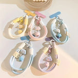 New Colourful Mobile Phone Strap Short Wrist Strap Clouds Star Charm Keychain Camera Chain Lanyard Universal Phone Case Lanyard - AKM CASE｜iPhone Case & Accesories Worldwide