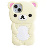 Rilakkuma Bear Silicone Soft Cover Case For iPhone - AKM CASE｜iPhone Case & Accesories Worldwide
