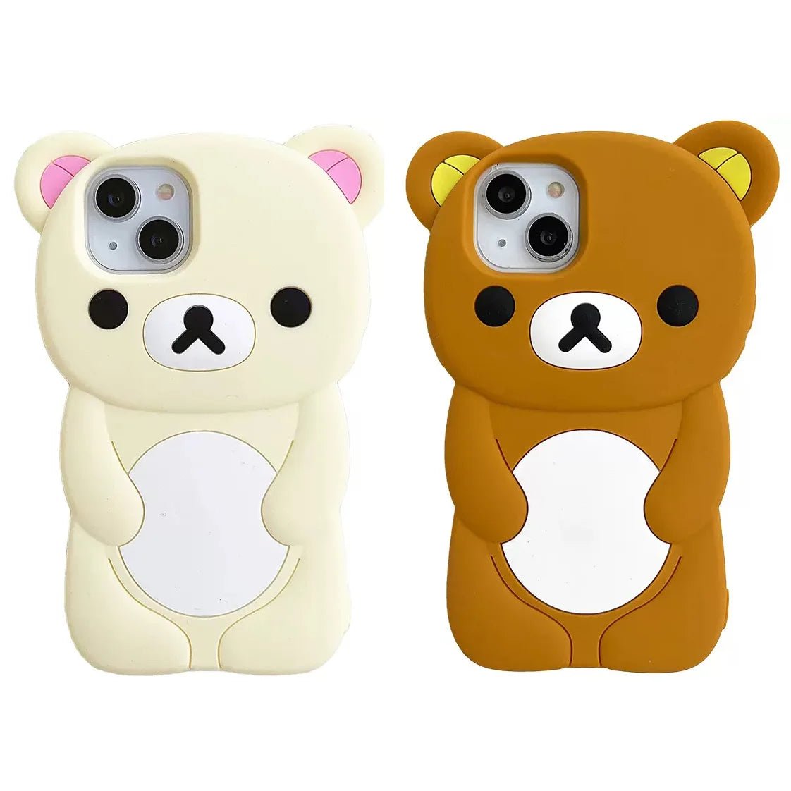 Rilakkuma Bear Silicone Soft Cover Case For iPhone - AKM CASE｜iPhone Case & Accesories Worldwide