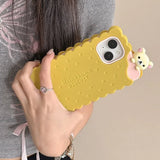 Sandwich Biscuit Tide Bear Soft Silicone Phone Case Shockproof Soft Cover - AKM CASE｜iPhone Case & Accesories Worldwide