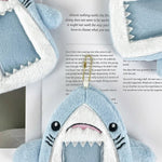 Shark plush card sleeve photo storage star small card decoration creative doll identity card collection packaging couple gifts - AKM CASE｜iPhone Case & Accesories Worldwide