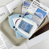 Shark plush card sleeve photo storage star small card decoration creative doll identity card collection packaging couple gifts - AKM CASE｜iPhone Case & Accesories Worldwide