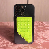 Silicone Suction Cup Phone Case Mount - Double - Sided Hands - Free Strong Holder for Car Mirror Kitchen Bathroom - AKM CASE｜iPhone Case & Accesories Worldwide