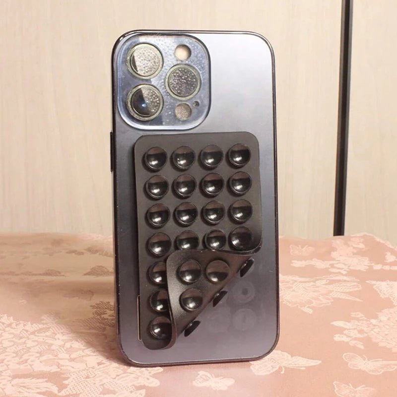 Silicone Suction Cup Phone Case Mount - Double - Sided Hands - Free Strong Holder for Car Mirror Kitchen Bathroom - AKM CASE｜iPhone Case & Accesories Worldwide