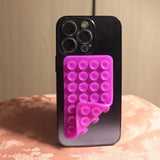 Silicone Suction Cup Phone Case Mount - Double - Sided Hands - Free Strong Holder for Car Mirror Kitchen Bathroom - AKM CASE｜iPhone Case & Accesories Worldwide