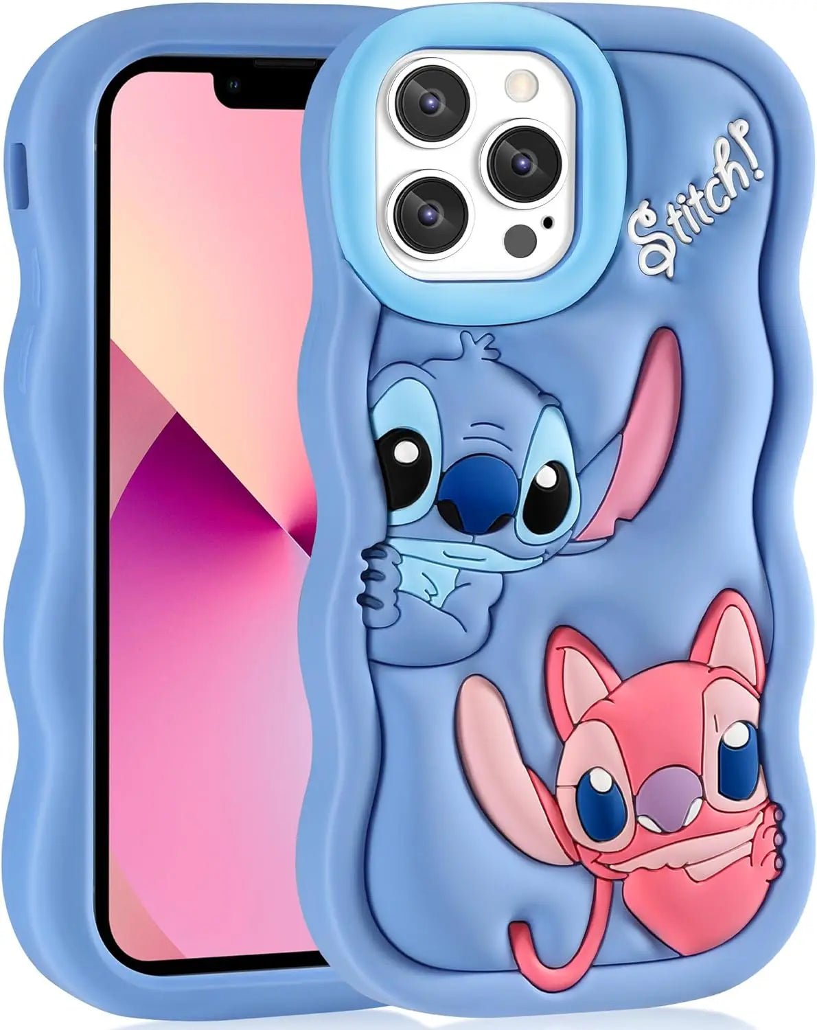 Silicone Wave Stitch Soft Cover Case - AKM CASE｜iPhone Case & Accesories Worldwide