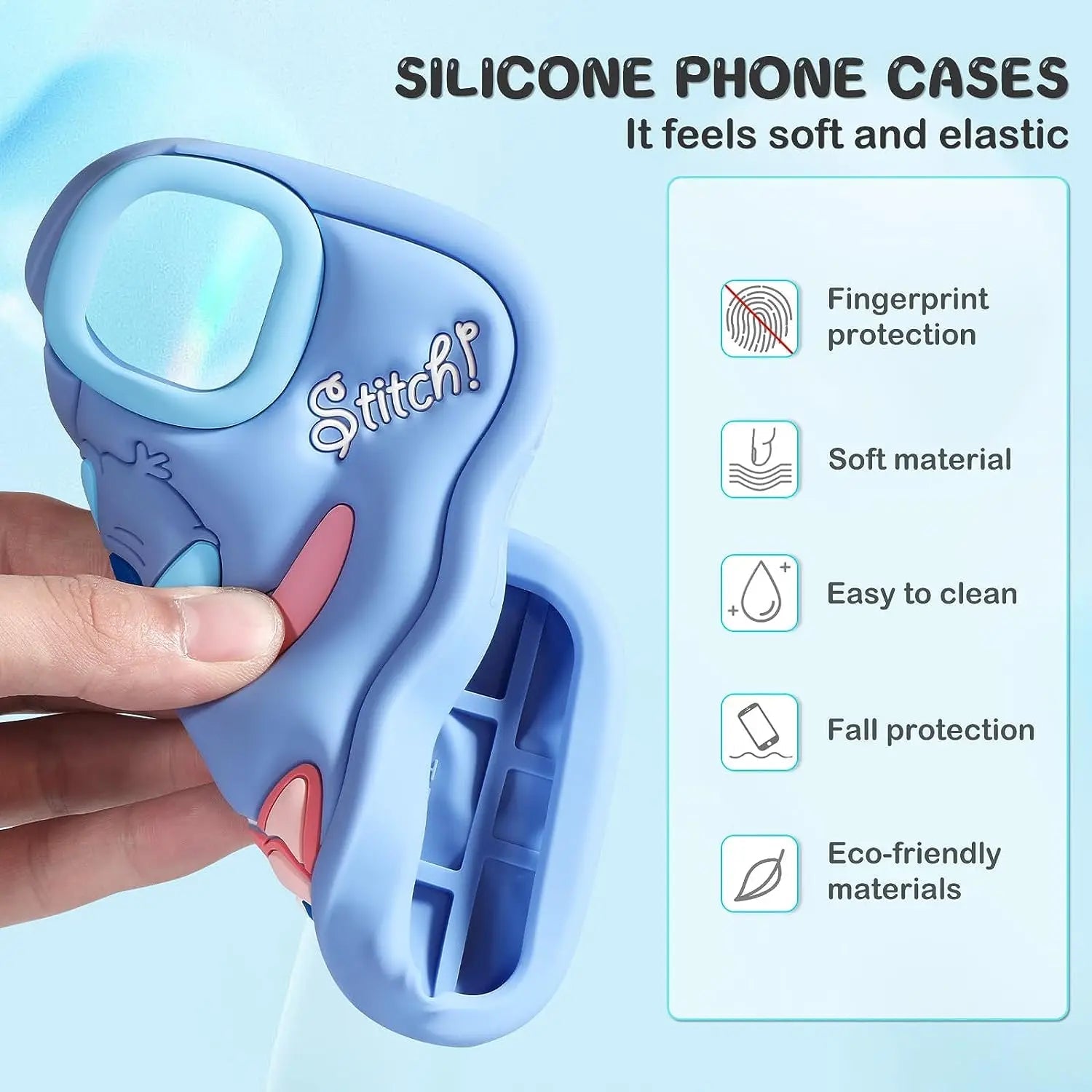 Silicone Wave Stitch Soft Cover Case - AKM CASE｜iPhone Case & Accesories Worldwide