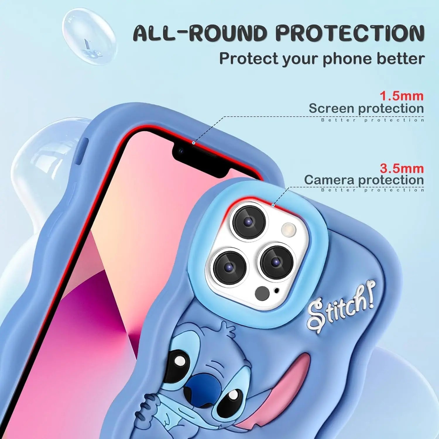 Silicone Wave Stitch Soft Cover Case - AKM CASE｜iPhone Case & Accesories Worldwide