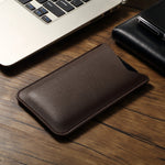 Simple Sleeve Premium Leather Pouch For iPhone Cover - AKM CASE｜iPhone Case & Accesories Worldwide