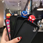 Spiderman Iron Man Captain America Phone Case With Holder Strap Rope - AKM CASE｜iPhone Case & Accesories Worldwide