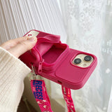 Stitch Lotso Bear Coin Purse Card Case Soft Silicone Wallet Cover With Holder Lanyard - AKM CASE｜iPhone Case & Accesories Worldwide